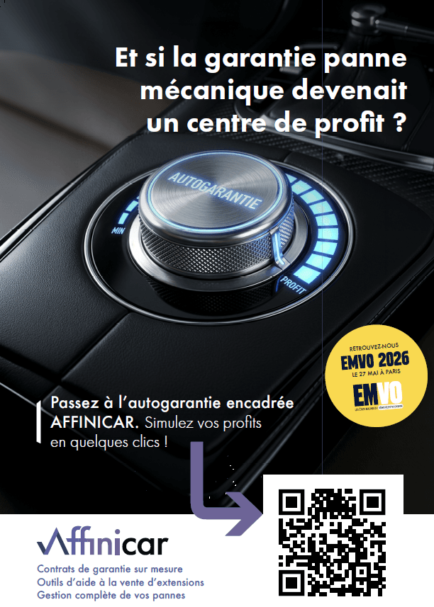 Affiche Affinicar — Journal de l'Automobile n°1349 avril 2026