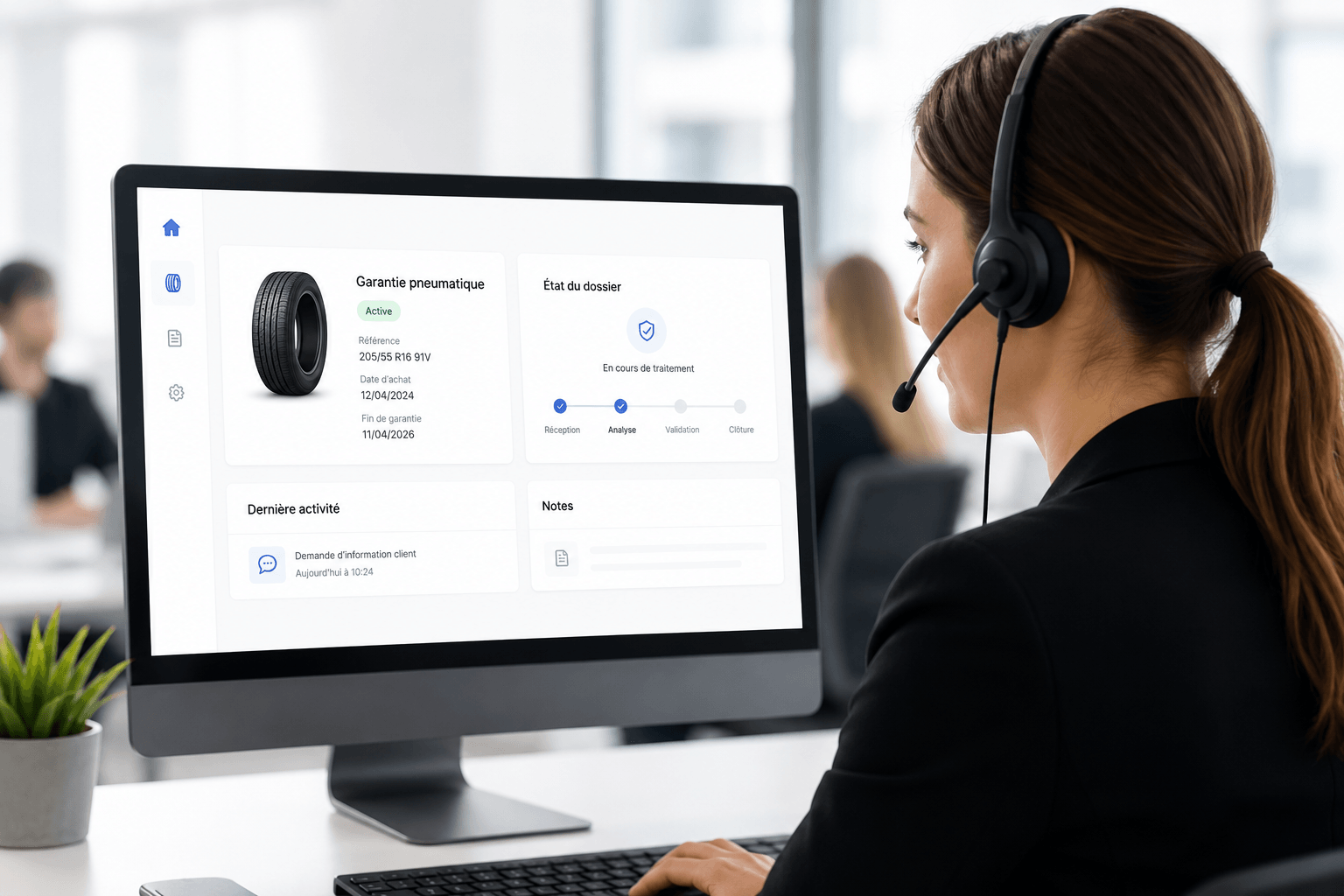Internalisation du programme de garantie pneumatique — équipes et solutions digitales.